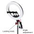 JMARY FM-14R 14-inch Live Streaming Ring Light Photography LED Fill Light - Black